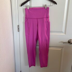 Lululemon Align High Rise with pockets - POW Pink - Size 6 - 25”
